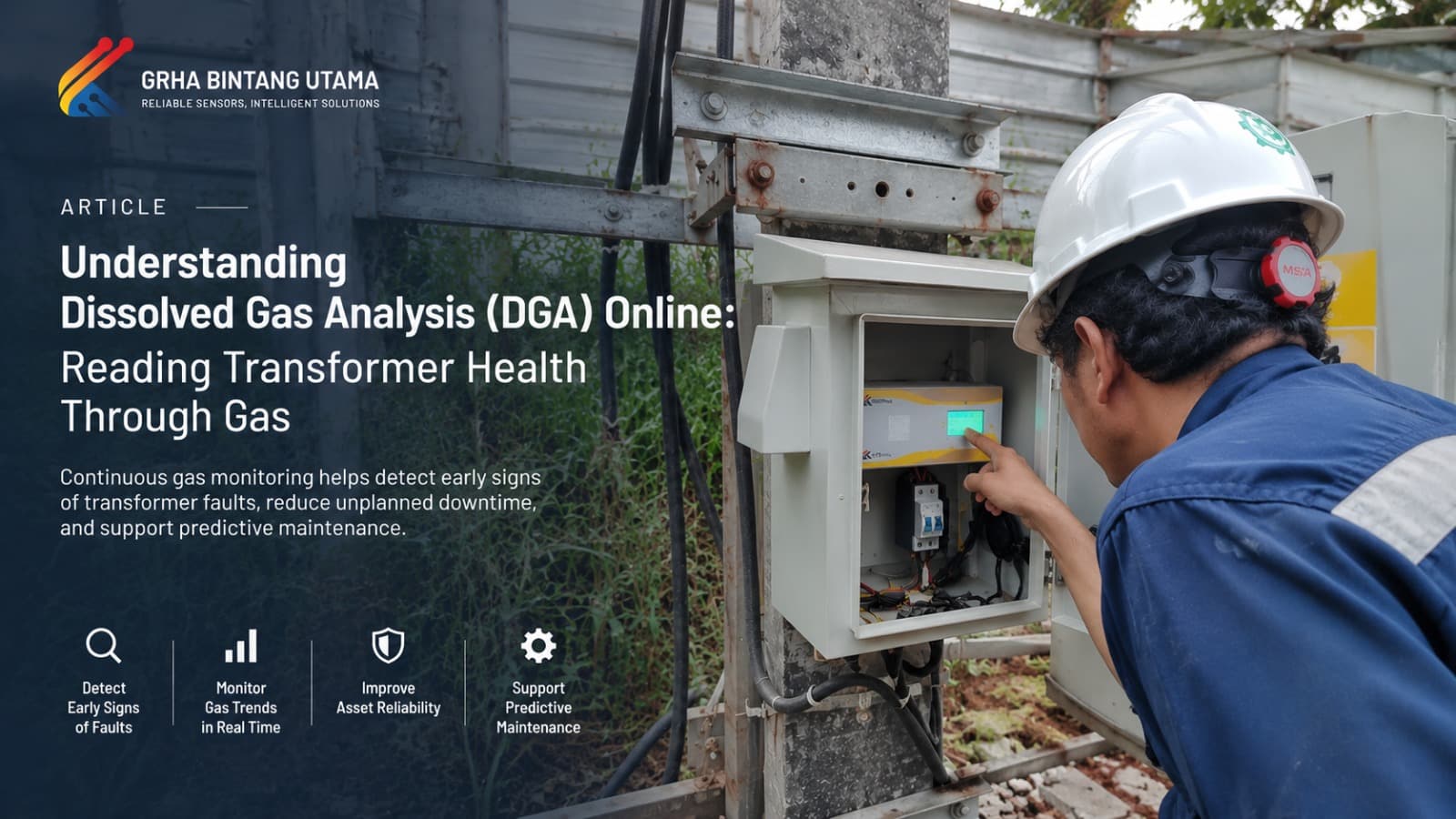 Dissolved Gas Analysis (DGA) Online untuk monitoring gas terlarut dan mendeteksi kondisi trafo Dissolved Gas Analysis (DGA) Online untuk monitoring gas terlarut dan mendeteksi kondisi trafo