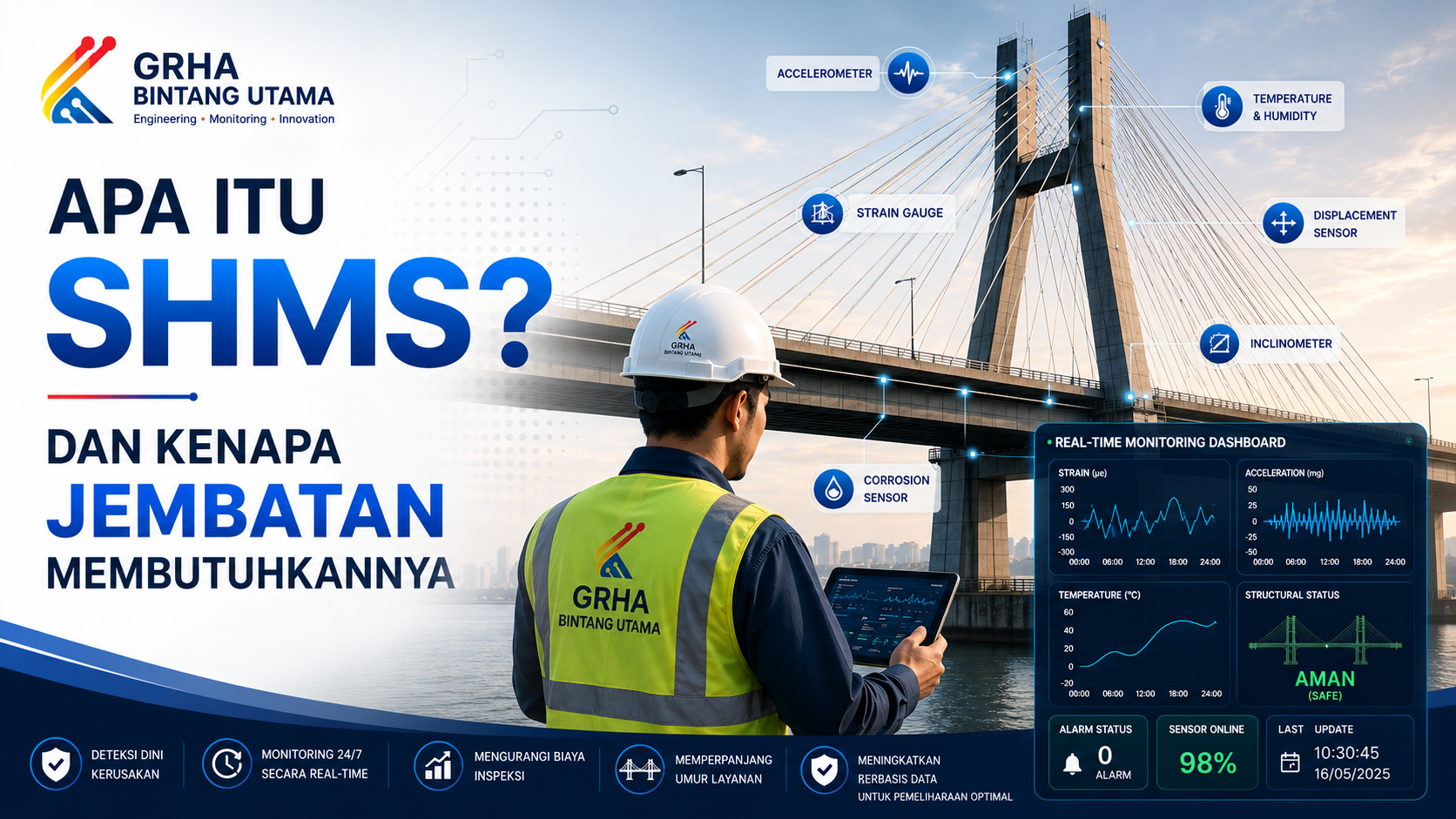 What is SHMS (Structural Health Monitoring System) and Why Do Bridges Need It? What is SHMS (Structural Health Monitoring System) and Why Do Bridges Need It?